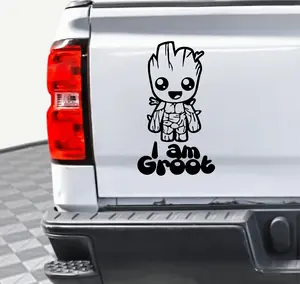 I Am Groot Decal – High-Quality Vinyl Sticker for Cars, Laptops & More