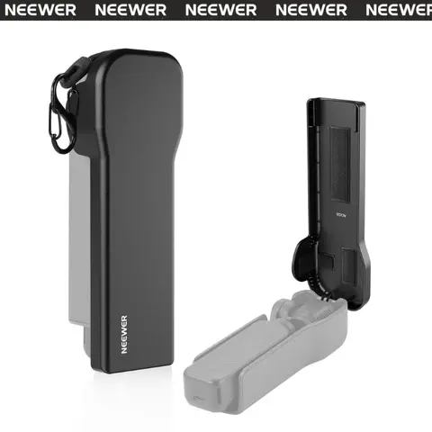 NEEWER AC026 Pocket 3 Protective Cover with Carabiner, Heavy Duty Shockproof Upper Hard Case Travel Hood Cap Compatible with DJI Osmo Pocket 3 Gimbal Screen Lens Protector Creator Combo Accessories