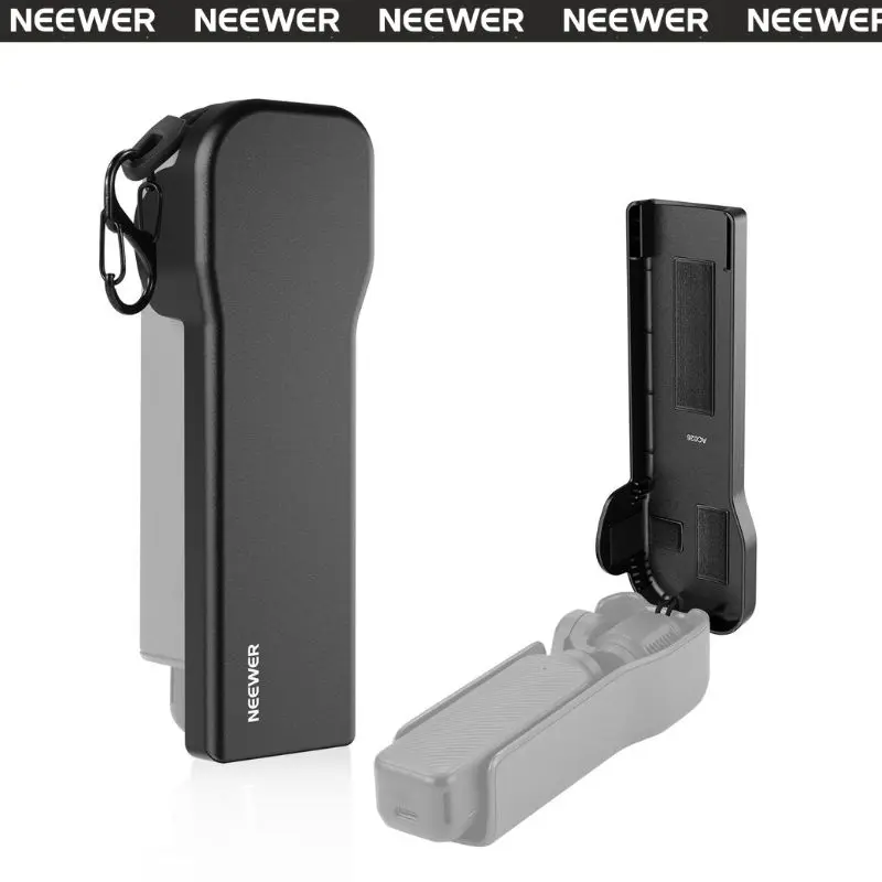 NEEWER AC026 Pocket 3 Protective Cover with Carabiner, Heavy Duty Shockproof Upper Hard Case Travel Hood Cap Compatible with DJI Osmo Pocket 3 Gimbal Screen Lens Protector Creator Combo Accessories