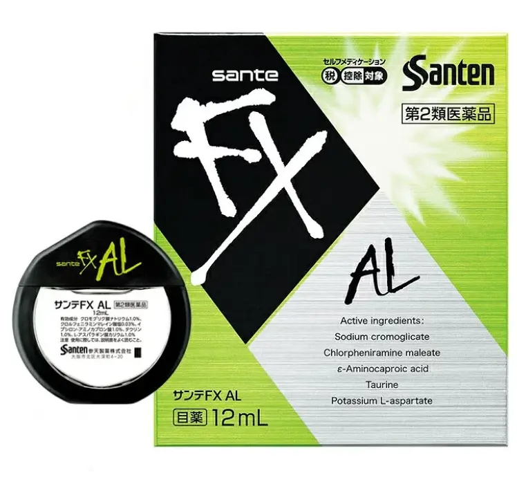 Santen Anti-Inflammatory Eye Drops, 12ml, for Redness, Swelling & Allergy Relief, Eye Drops For Red Eyes, Itchy Eyes Relief Drops