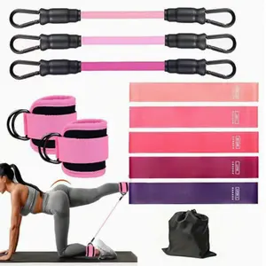 Fitness ankle strap leg and glute trainer ankle band leg wrap