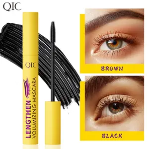 Waterproof Mascara Long Lasting Natural Curling EyeLash Makeup  Lengthening Maskara Eyelash Black & Brown