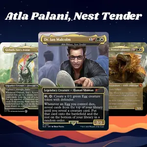 MTG Proxy 100+ Card Commander Deck Atla Palani Nest Tender Egg Dinosaur Tribal Theme Ready to Play Magic Style Strategy Deck Perfect Gift for Collectors and Card Players