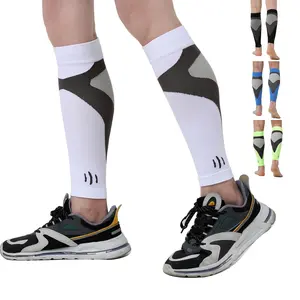 1Pair Calf Compression Sleeves For Men And Women - Leg Compression Sleeve - Calf Brace For Running, Cycling, Travel