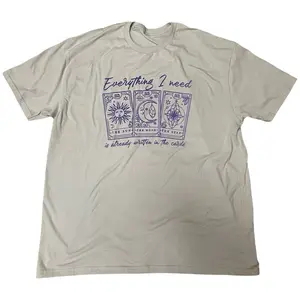 It's all in the cards Unisex T-shirt -  Ink Infused with Amethyst crystals ! Tshirt,Crystals , Gift for her , Graphic T