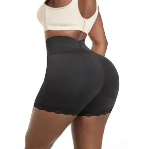 Hip Padded Lace Trim Shaping Panties Tummy Control Panties To Lift & Shape Buttocks Women's Underwear & Shapewear