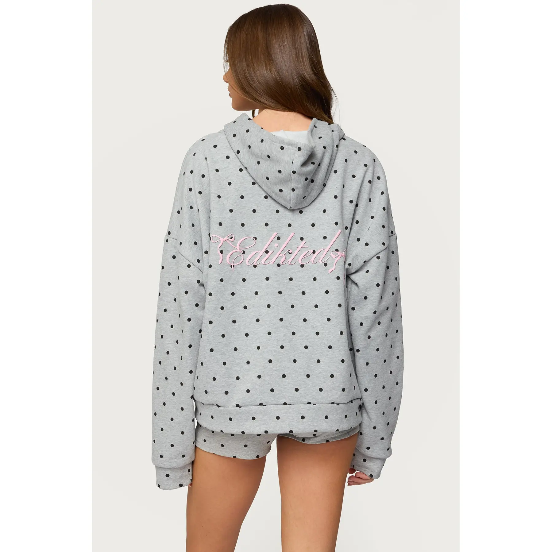 新作】shélle Polka Dot Anorak Hoodie Polka Dot Anorak Hoodie