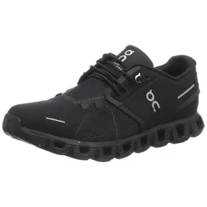 ON Men's Cloud 5 Sneakers, All Black, 11