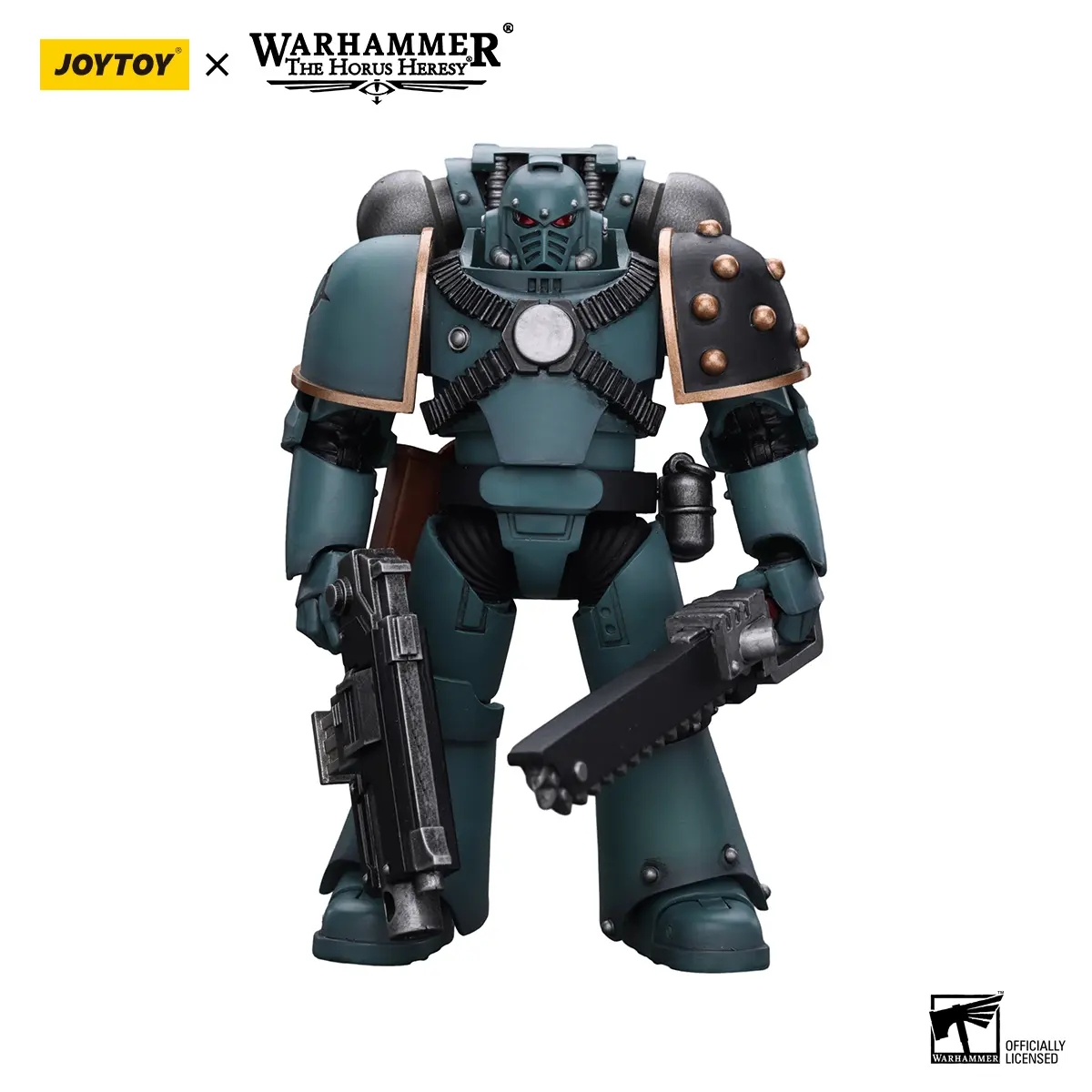 JOYTOY 1/18 The Horus Heresy Sons of Horus MKIV Tactical Squad Legionary Bolter Action Figure, Model JT9602, Collectible Figure Decor, Minifigures, Decorative, Humanoid Toy, Minifigures Action Figures