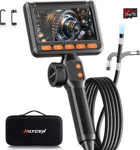 0.23inch Handled Two-Way Endoscope Camera with 32GB Card, Articulating Snake Camera Borescope, Video&Photo Inspection Scope Camera for Automotive Mechanics