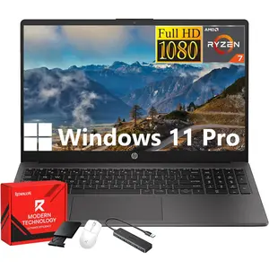 HP 255 G10 Business Laptop |AMD R7-7730U | 15.6" FHD Display | 16GB/32GB/64GB RAM | 512GB/1TB/2TB SSD | Numeric Keypad | Wi-Fi 6 | Windows 11 | School, Business & Productivity|Gray