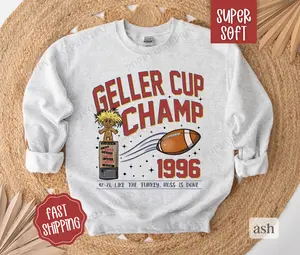 Geller Cup Thanksgiving Sweatshirt, Funny Holiday Sweater, Holiday Sweatshirt for Women