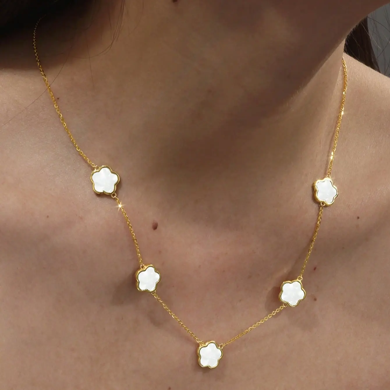 Five-petal White Flower