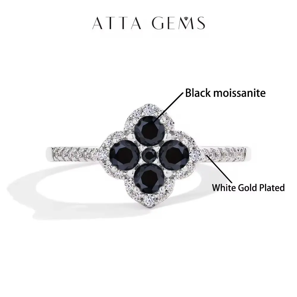 Black Moissanite White Color