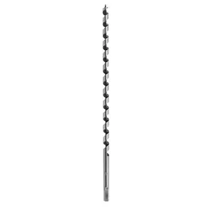 Auger Drill Bit for Wood, 1/2 Inch Diameter x 16 Inch Length, 3/8-Inch Hex Shank, Long Drill Bits
