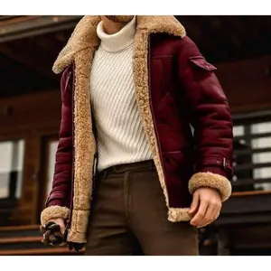 Winter Jacket Mens Military Fleece Jacket Warm Coats with Fur Collar Army Tactical Design(Sheets)