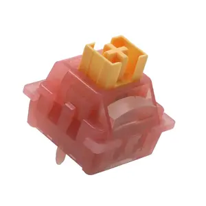 Peach Magnetic 40g Linear Switches Pre-Lubed Silent Free Adjustable Pre Travel Magnetic Switches for Mechanical Keyboards