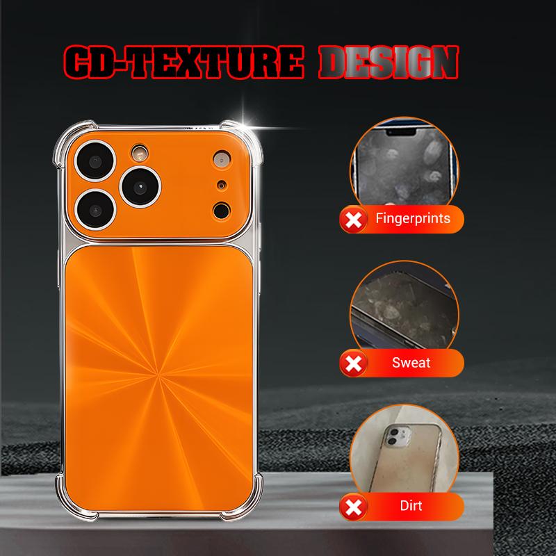 Quad-corner Drop-proof CD-texture Case for iPhone
