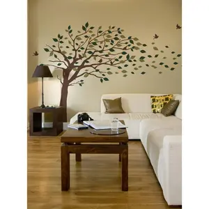 Blowing Leaves Tree Decal
