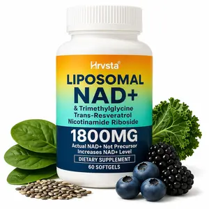 NAD+ Supplement 1800 mg l Highest NADP Saturation | Maximum Absorption | Pure NAD Supplement Energy & DNA Repair, Anti-Aging, Brain Function Best with Di