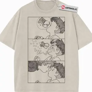 Ponyo Shirt, Studio Ghibli Shirt, Anime Shirt, Vintage T-Shirt