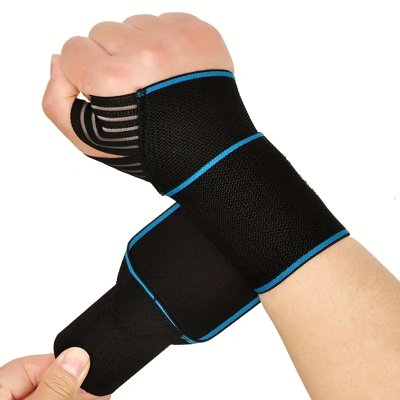 2pc Adjustable Wrist Support Strap - Improve Performance During Weightlifting, Sports & Daily Use