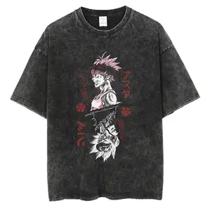 Double Soul Vintage Tee - 100% Premium Cotton Oversized Fit Casual Style Tee with Graphic Design for Men, Sizes S-5XL, 230gsm, Fabric - Menswear, Top