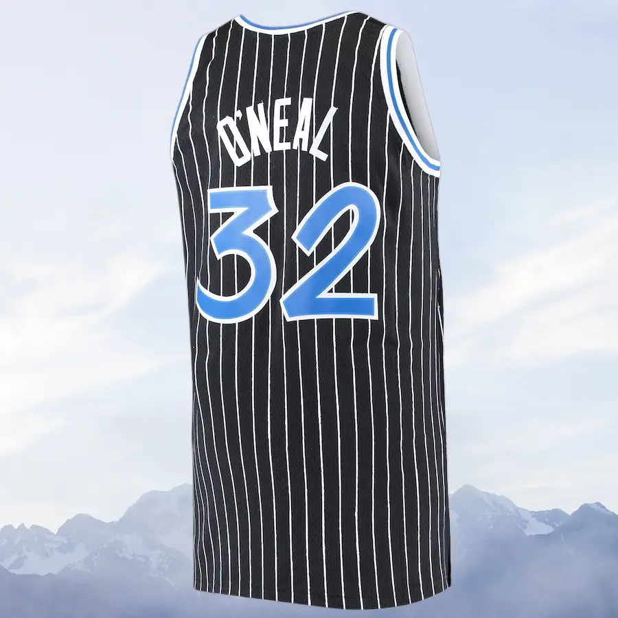 Shaquille Men's Sleeveless stitched Basketball Jersey Black collect