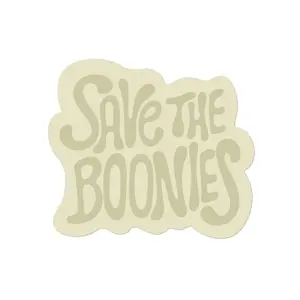 Green Save the Boonies Sticker