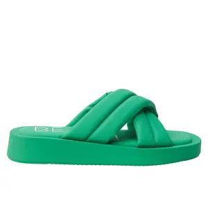 BEACH by Matisse Womens Piper Platform Slide Casual Sandals Casual Low Heel 1-2" - Green