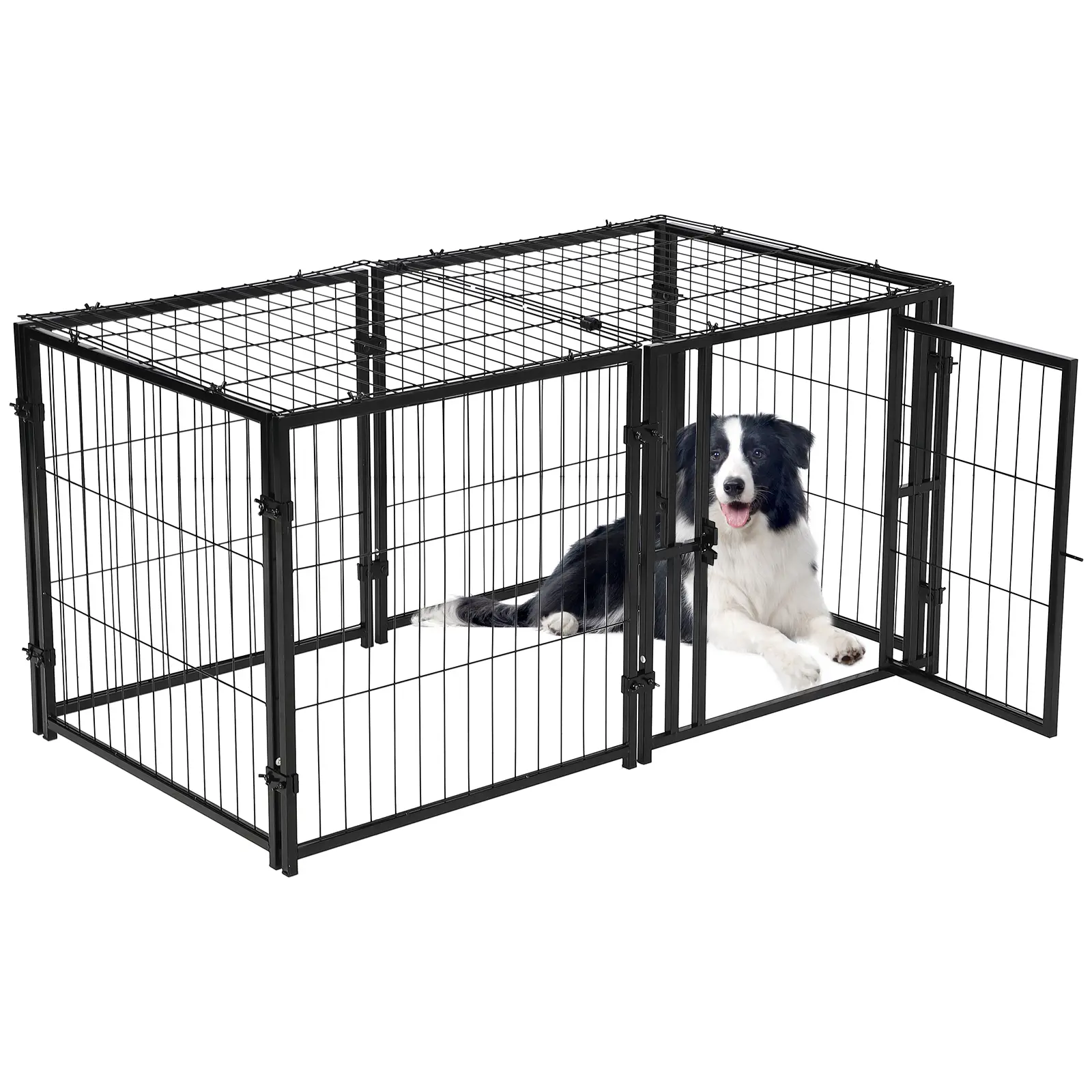 Heavy Duty Large Dog Crate, Dog Kennel for Small Medium Large Dogs,Puppy Dog Playpen, Pet Cage, Pet Playpen , Indoor Outdoor