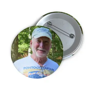 Custom Photo Pin Button | Personalized Round Button Badge, 1.25in