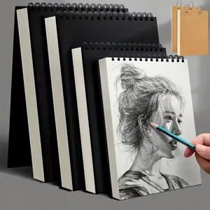 A5/a4 Top Spiral Sketchbook Drawing, Detachable Ring Bound, Acid-Free Art Paper, 30 Sheets, Ideal for Adults Beginners Artists Christmas Graffiti