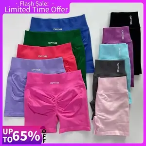 Impact Shorts Low Ribbed Waist Seamless Scrunch Bum Workout Gym Booty Hight Stretch Running Yoga Sports yoga leggingsGift