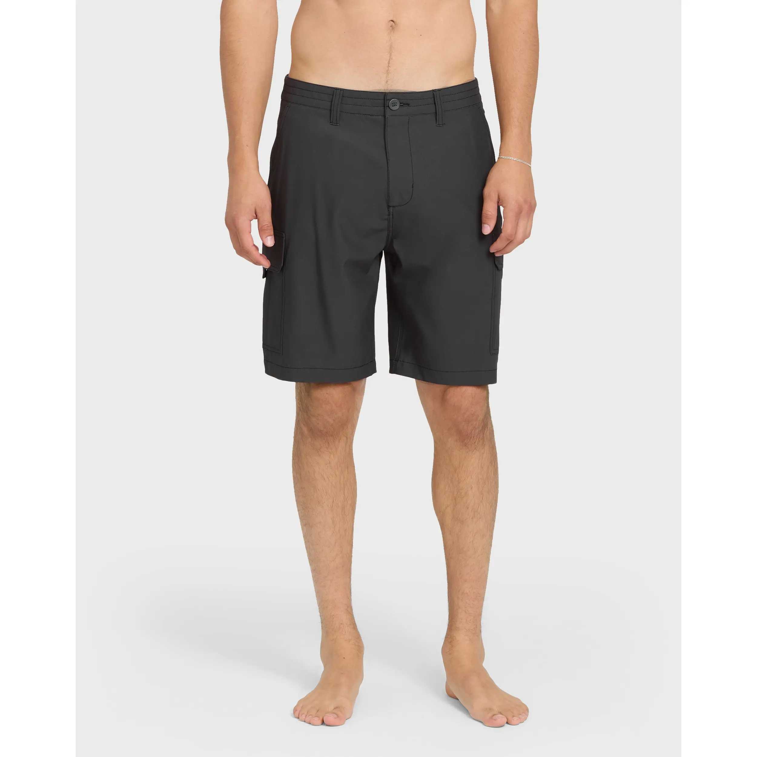 Quiksilver | Legion Cargo 20" Amphibian Hybrid Shorts | Men's SURFSILK Performance Fabric Lightweight | Surf & Swim