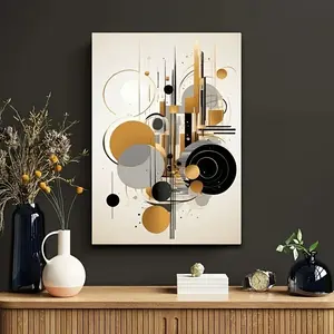 5D Diamond Painting Kit, Abstract Art, Round Diamond Embroidery, DIY Full Diamond Canvas, Wall Decor, Home Office Craft Gift