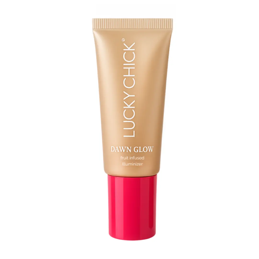Hydrating Liquid Highlighter & Cream Illuminizer – Peach Gold & Warm Bronze Glow, Lightweight Vegan Highlighter for Dewy, Luminous Skin