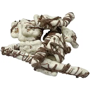 Dirty White Trash Snack Mix - Perfect for a Sweet and Salty Cravings chocolate drizzle