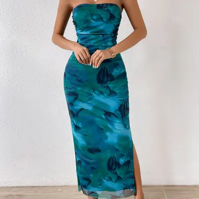 barbarella strapless maxi dress purple Barbarella Strapless Maxi Dress Purple