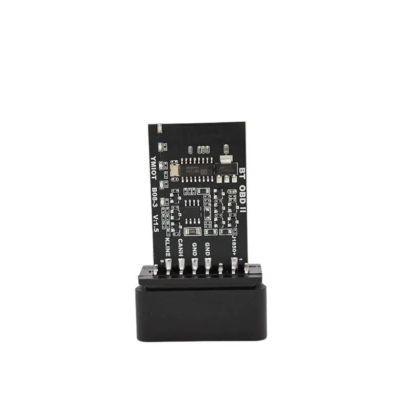 YMIOT ELM327 Bluetooth OBD2 Car Fault Code Reader-Scanner, Compact and Durable Plug-N-Play Tool (3.46x1.85in), Accurate and Reliable Readings, Real-Time Data for Post 1996 Cars, iOS & Android Compatible, 3.46 X 1.85 Inches