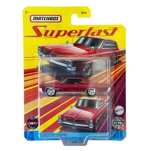 Matchbox Superfast 1964 Pontiac Grand Prix Red 1:64 Diecast Car