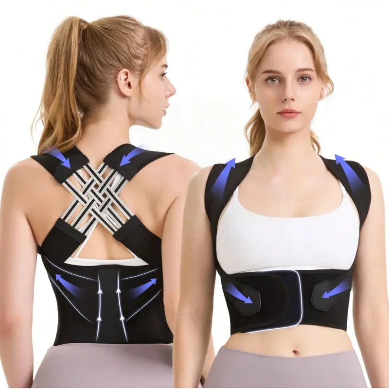Unisex Posture Corrector – Breathable & Comfortable, Say Goodbye to Hunchback! Relieve Back Pain at Work, Home, or While Studying – Your Invisible Back Brace!