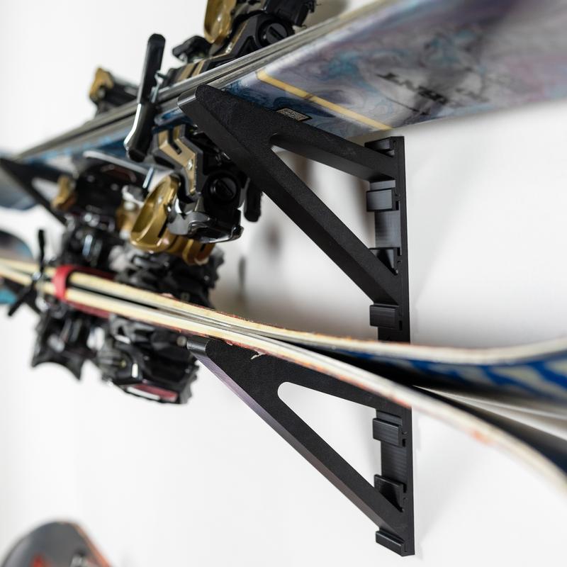 Pesca Innovations Ski Holder Package | Modular Storage System with 11.50” Modular Rails & 2 Sets of Ski Holder Attachments | Customizable Design