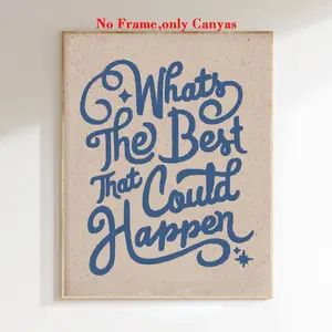 Inspirational Wall Art Poster, Positive Quote Print, Motivational Home Office Decor, Dopamine Decor, Unframed Dorm Room Decoration, 1 Piece