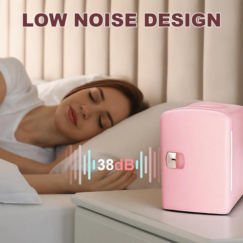 iceBLUE Skin Care Mini Fridge 4 L 6 Cans Compact Thermoelectric Cooler and Warmer Refrigerator for Cosmetics Drinks in Office Dorm Car Multi-Color Options skincare mini  brands  fridge Portable chilled organ iza do