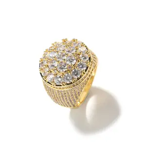 Golden Starburst CZ Ring - Multi-Style Statement | Daily Wear & Special Occasions