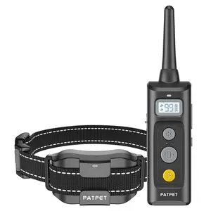 PATPET Dog Training Collar - 1000FT Dog Training Behavior Aid, with Remote Innovative IPX7 Waterproof with 4 Training Modes, E-Collar for All Breeds