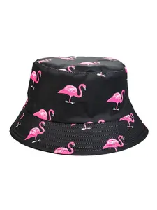 Unisex Animal Print Bucket Hat, Casual Loose-Fit Sun Protection Cap, Outdoor Beachwear, Retro Style, All-Season Accessory