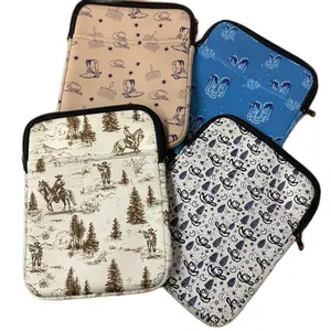 Western Book/Tablet Sleeves with 2 Pockets — 4 Patterns