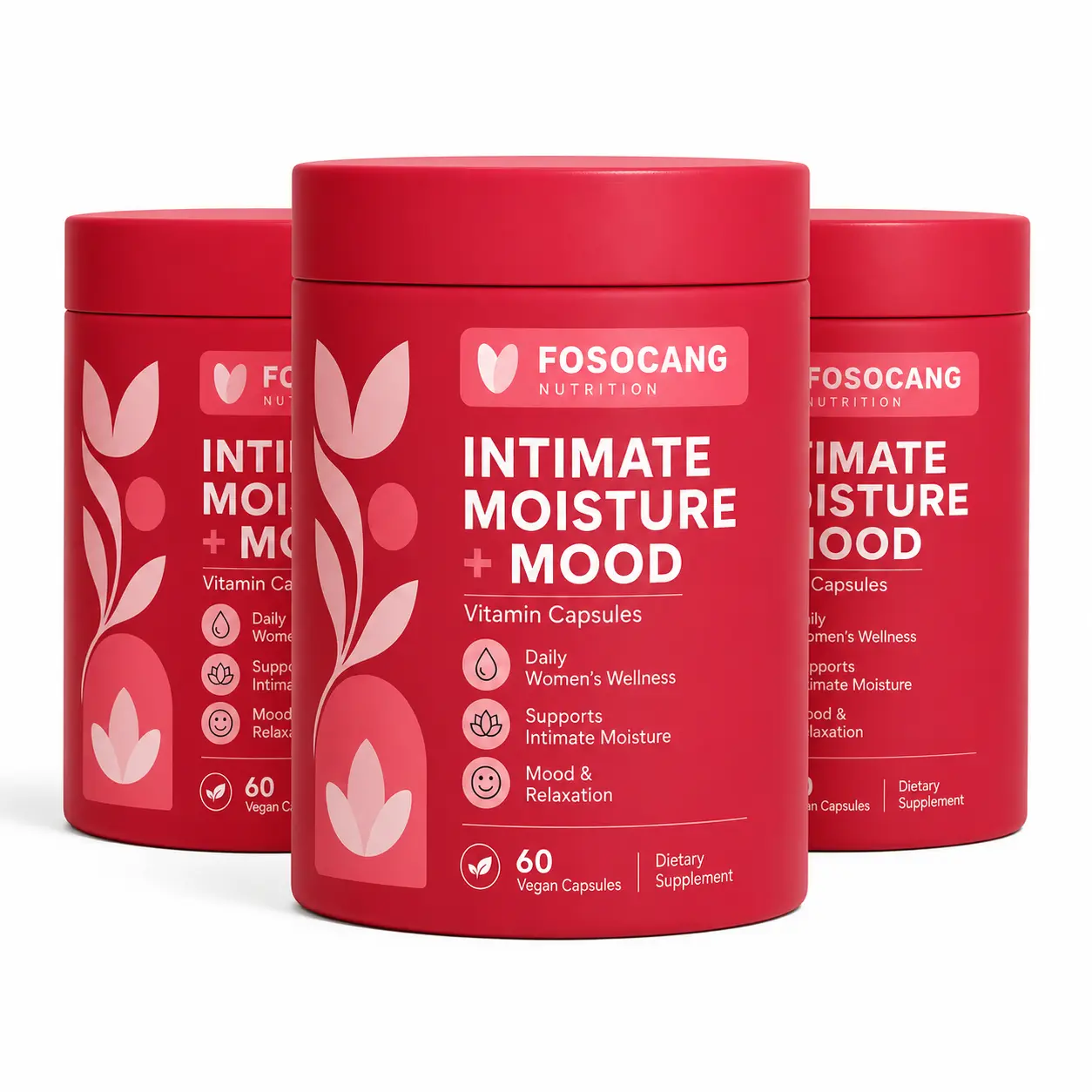 FoSoCang  Moisture & Mood Capsules - Health Dietary Supplement with Vitamin Support for Wellness & Fitness Needs
